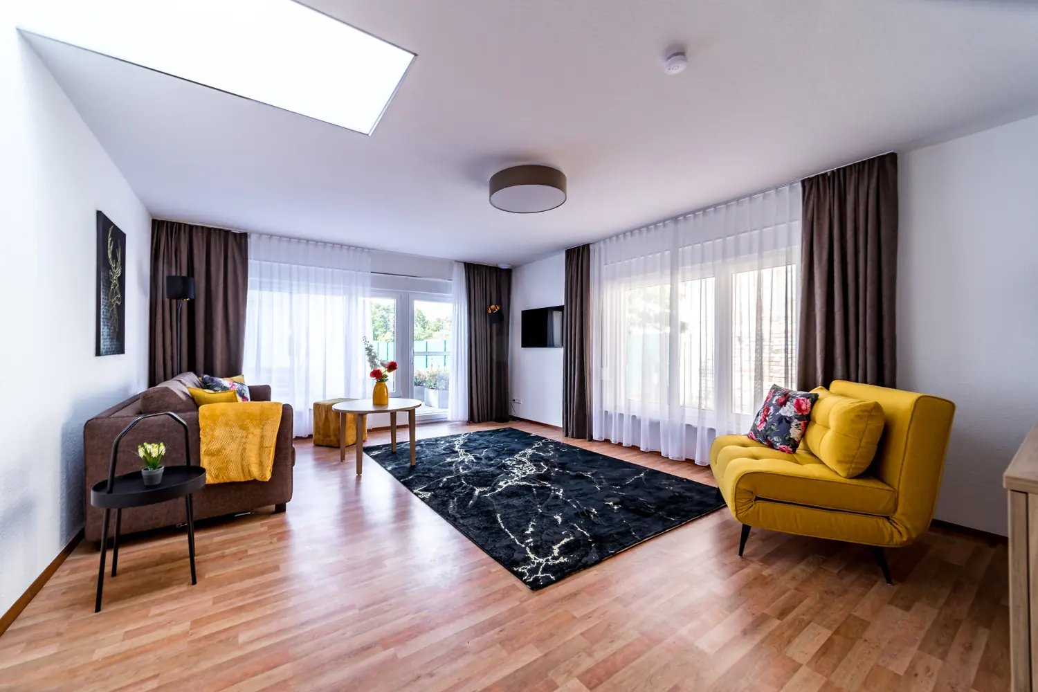 Wohnbereich eines Fontane Apartments